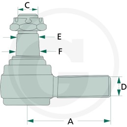 Cap bara stanga Fendt F524300100100