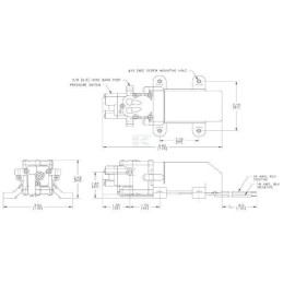 DIPSLV10AA41 Pompă cu diafragmă 12V 3,78 l/min