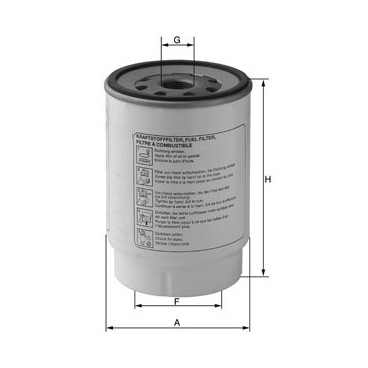 FILTRU SEPARATOR COMBUSTIBIL XP130