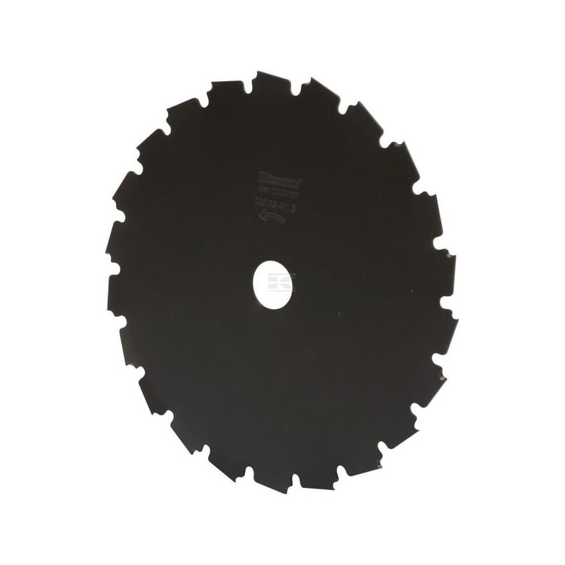 Lamă motocositoare, 22 de dinți, oțel, 1.8x225mm, diam. gaură 25,4mm Lamă motocositoare, 22 de dinți, oțel, 1.8x225mm, diam. gaură 25,4mm