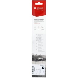 Lamă motocositoare, 2 dinți, lungime 300, diametru 25,4, 2,5