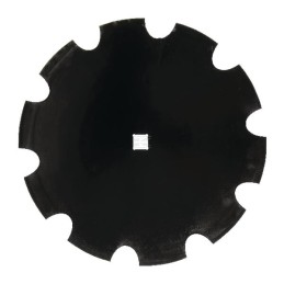 Taler disc crestat 660x8mm, patrat 40mm